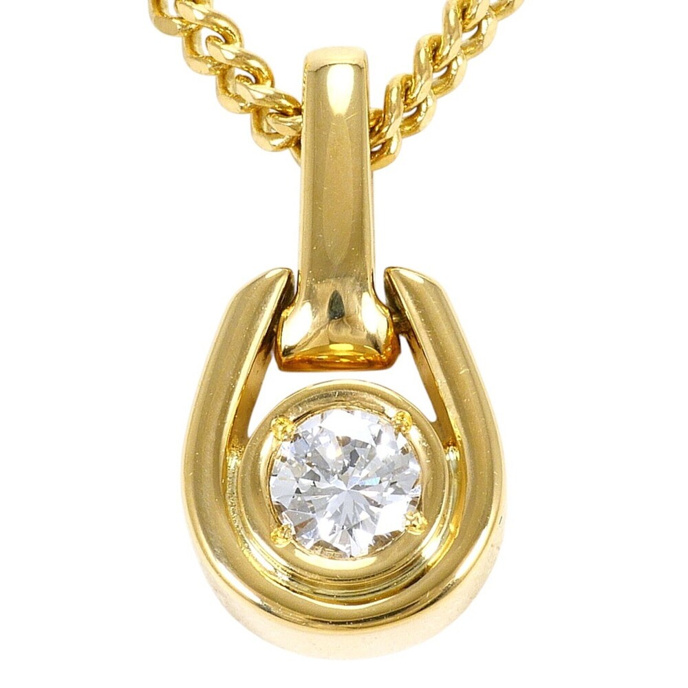 VINTAGE 18k Gold Diamond Necklace
